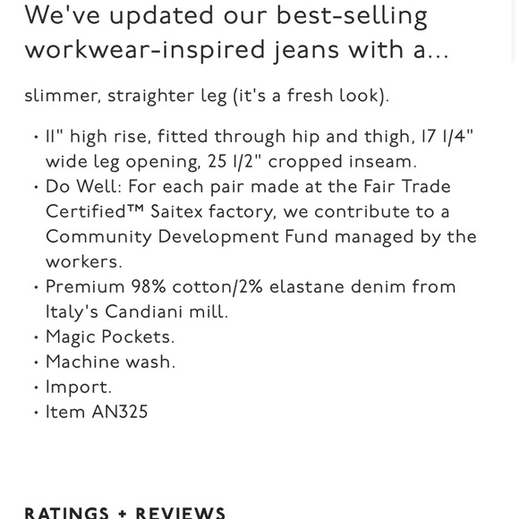 Slim Wide-Leg Jeans in Eastwick Wash - Picture 6 of 6